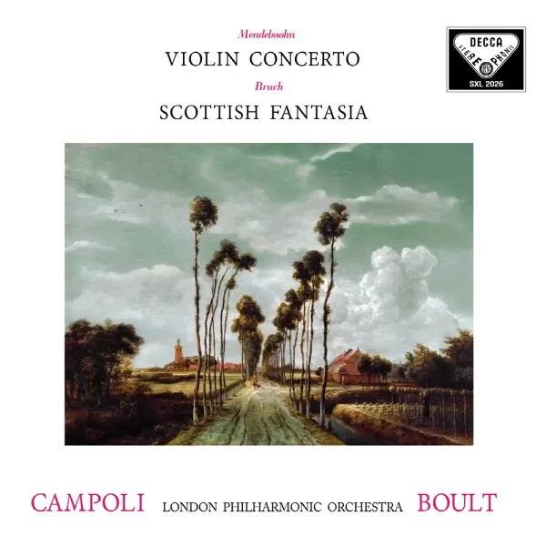 Alfredo Campoli/ Adrian Boult-Mendelssohn:Violin Concerto, Bruch: Scottish Fantasia/ LP Analogphonic