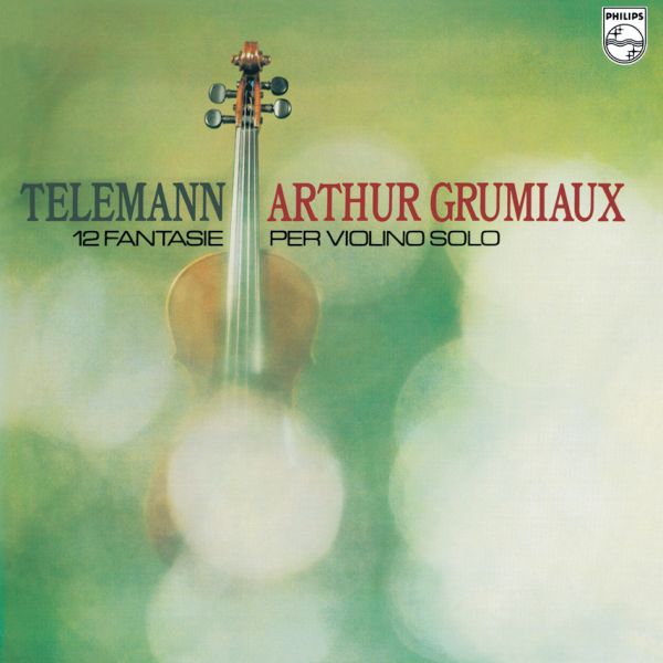 Arthur Grumiaux – Telemann: 12 Fantasie per Ciolino Solo / LP Analogphonic