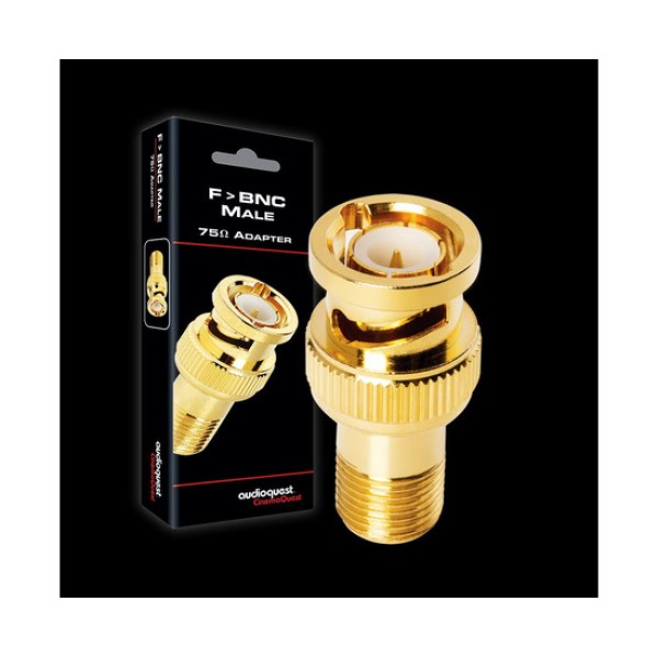 AudioQuest F > BNC Male 75Ω Adapter