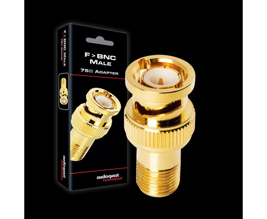 AudioQuest F > BNC Male 75Ω Adapter