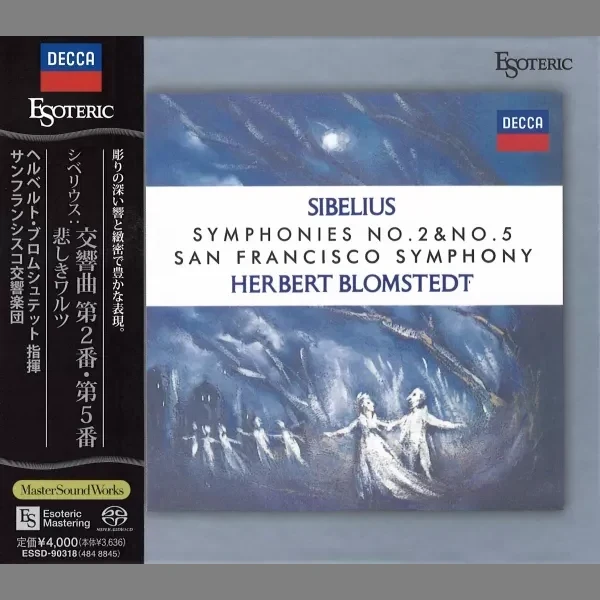 Blomstedt Sibelius Symphonies No. 2 & No. 5 / CD Esoteric