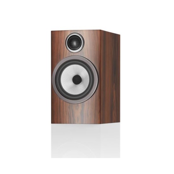 Bowers & Wilkins - 706 S3 Stand-Mount Speaker Mocha 