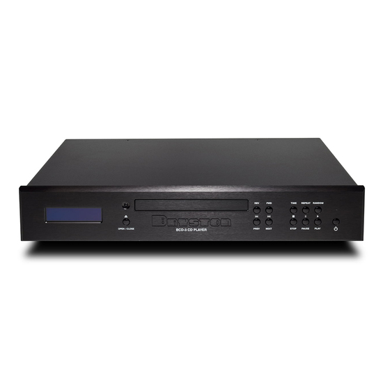 Bryston BCD-3 CD Player