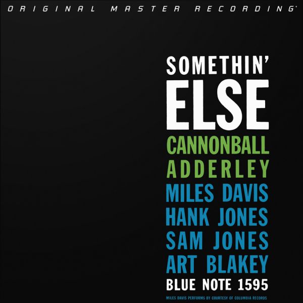 Cannonball Adderley - Somethin' Else / CD MFSL