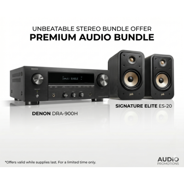 Denon DRA-900H Black + Polk Audio Signature Elite ES-20