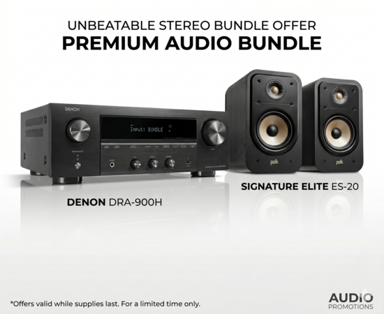 Denon DRA-900H Black + Polk Audio Signature Elite ES-20