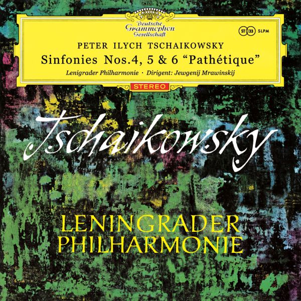 Evgeny Mravinsky & Leningrad Philharmonic Orchestra–Tchaikovsky: Symphonies Nos. 4,5&6 / LP 