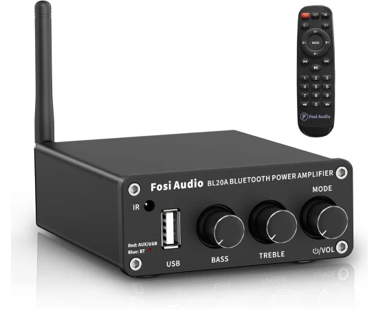 Fosi Audio BL20A Bluetooth USB Power Amplifier