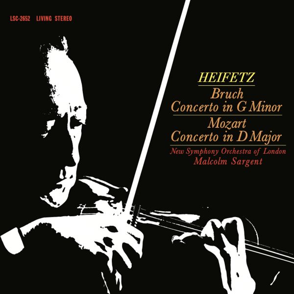 Heifetz/Malcolm Sargent & New Symphony Orchestra of London-Bruch: Concerto in G Minor/ LP