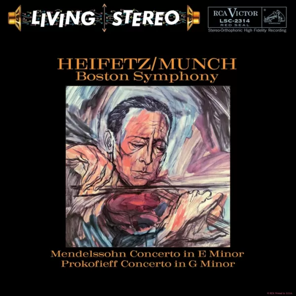 Heifetz / Munch & Boston Symphony Orchestra - Mendelssohn: Concerto In E Minor / 2LP 45RPM