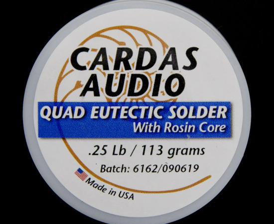 Cardas Audio Quad Eutectic Solder with Rosin Core - .25lb / 113 grams