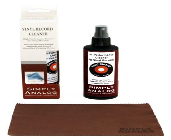 Simply Analog Vinyl Cleaner Alcohol-Free Ready-to-Use 200ml + Microfiber Cloth.