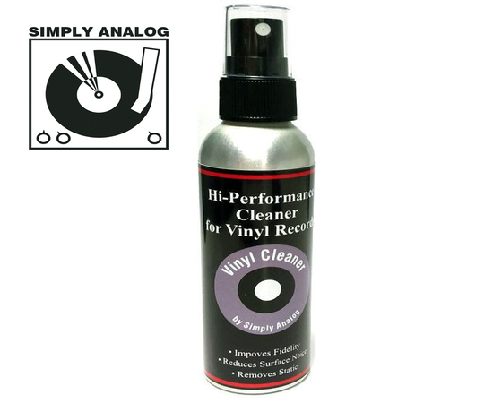 Simply Analog Vinyl Cleaner Alcohol-Free Ready-to-Use 80ml Alu-Bottle.