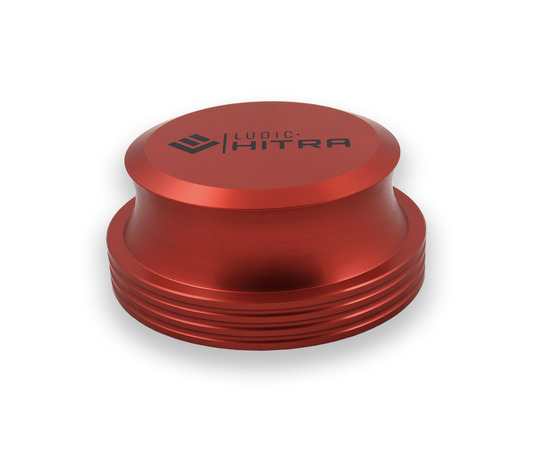 Ludic Hitra Record Stabilizer Aluminium red