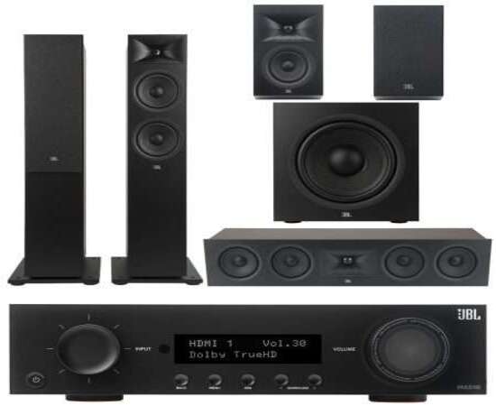 JBL Stage 260F Home Theater System 5.1  + Ραδιοενισχυτές AV JBL MA510.