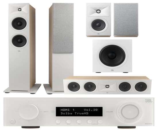 JBL Stage 260F Home Theater System 5.1 + Ραδιοενισχυτές AV JBL MA510.	