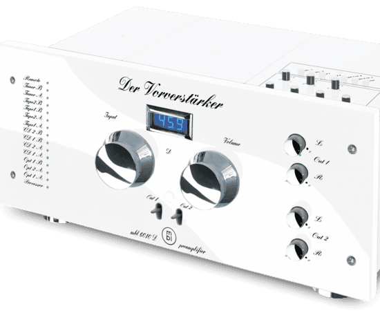 MBL 6010 D preamplifier White/Chrome