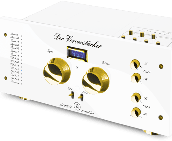 MBL 6010 D preamplifier White/Gold