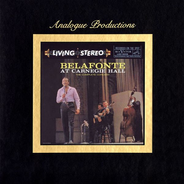 Harry Belafonte - Belafonte At Carnegie Hall / 45RPM, 5LP Analogue Productions