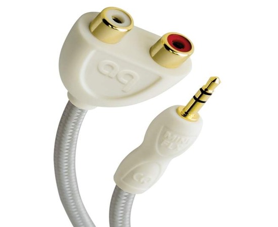 AudioQuest FLX-Mini/RCA Adaptor (3.5mm To 2 Female RCA) 15cm