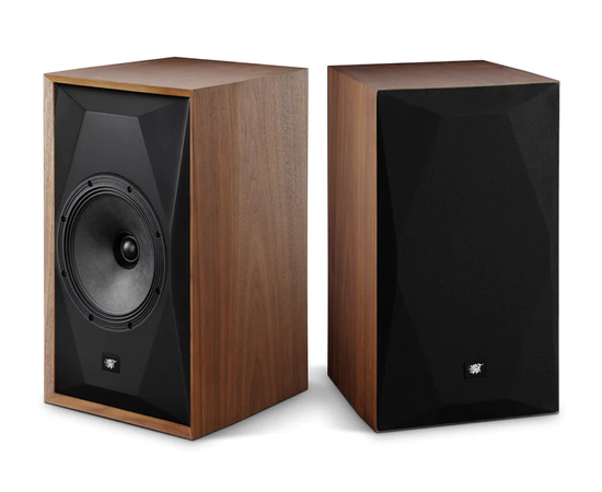 MoFi Electronics - SourcePoint 8 Bookshelf Speakers Walnut