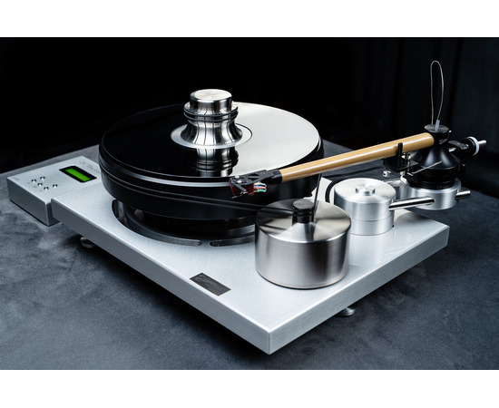 J.Sikora Turntables - Initial Line Silver (including glass mat, power supply, clamp)