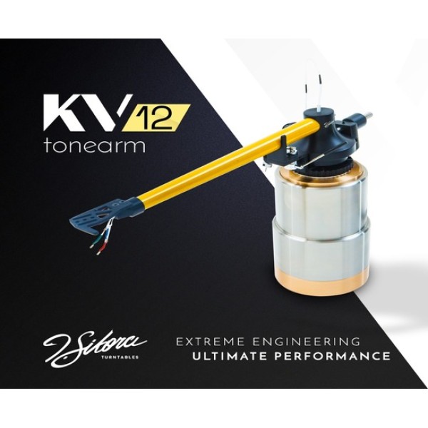 J.Sikora Turntables  - KV 12 VTA TONEARM YELLOW 