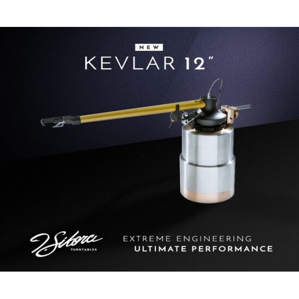 J.Sikora Turntables  - KV 12 YELLOW TONEARM (No VTA)