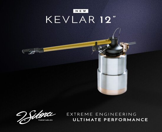 J.Sikora Turntables  - KV 12 YELLOW TONEARM (No VTA)
