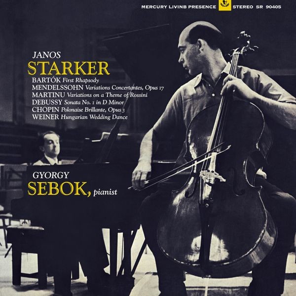 Janos Starker & Gyorgy Sebok - Bartok/Mendelssohn/Martinu/Debussy/Chopin/Weiner / LP Analogphoni