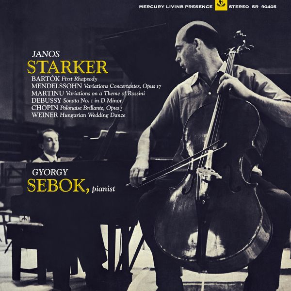 Janos Starker & Gyorgy Sebok - Bartok/Mendelssohn/Martinu/Debussy/Chopin/Weiner / LP Analogphoni