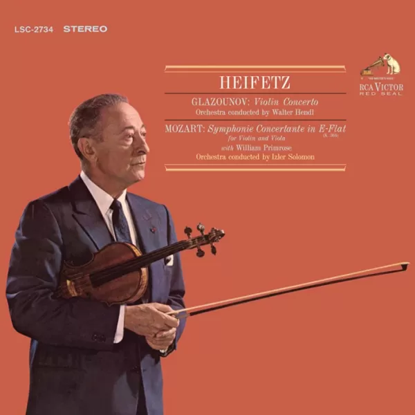 Jascha Heifetz - Walter Hendl - Izler Solomon - William Primrose - Glazounov - Mozart / 45RPM 2LP