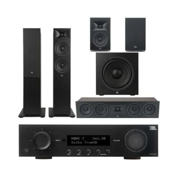 JBL Stage 260F Home Theater System 5.1  + Ραδιοενισχυτές AV JBL MA510.
