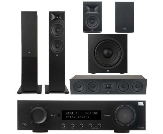 JBL Stage 260F Home Theater System 5.1  + Ραδιοενισχυτές AV JBL MA510.