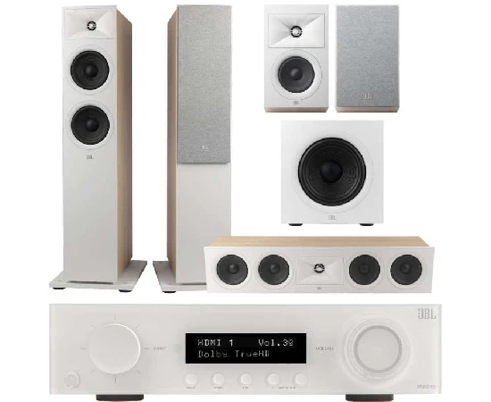 JBL Stage 260F Home Theater System 5.1 + Ραδιοενισχυτές AV JBL MA510.	