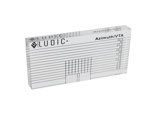 Ludic Azimuth tonearm VTA cartridge ruler
