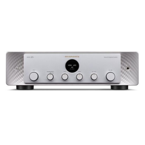 Marantz MODEL 40n INTEGRATED STEREO AMPLIFIER WITH STREAMING BUILT-IN (Silver/Gold)
