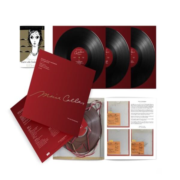 Maria Callas  Giuseppe di Stefano  Herbert von Karajan – Donizetti Lucia di Lammermoor / 3 LPs 