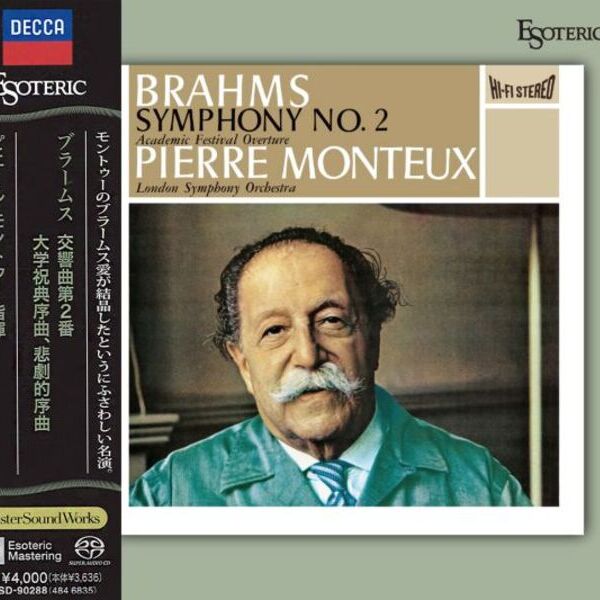 Pierre Monteux & London Symphony Orchestra - Brahms: Symphony No.2 / CD Esoteric