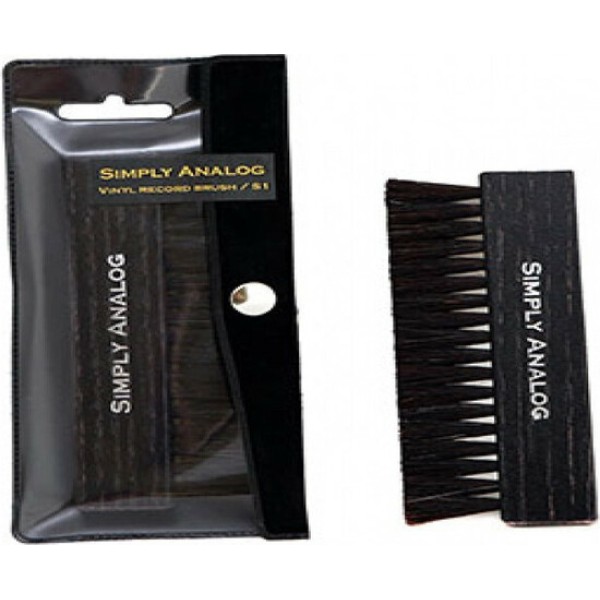 Simply Analog  Anti-static Black Oak Wooden Brush 