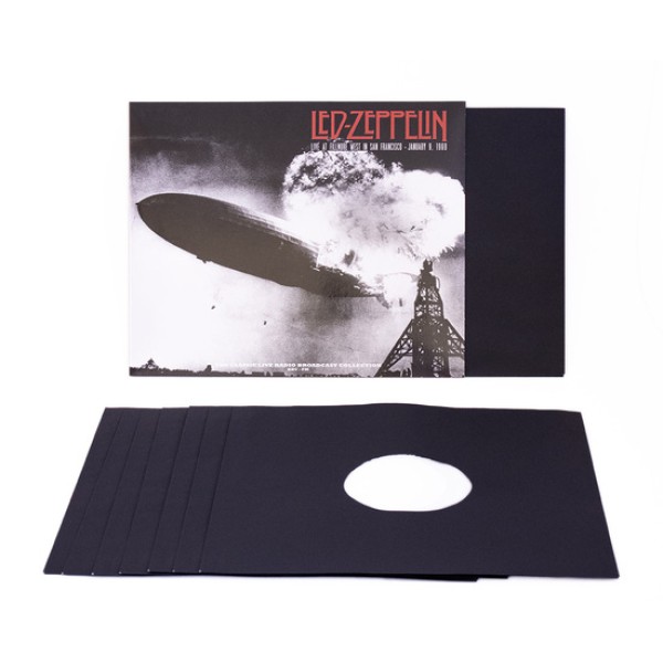 Simply Analog  LP 12” Antistatic Inner Sleeves Black Pack of 25
