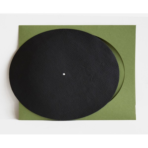 Simply Analog Turntable Slipmat Leather Premium Black