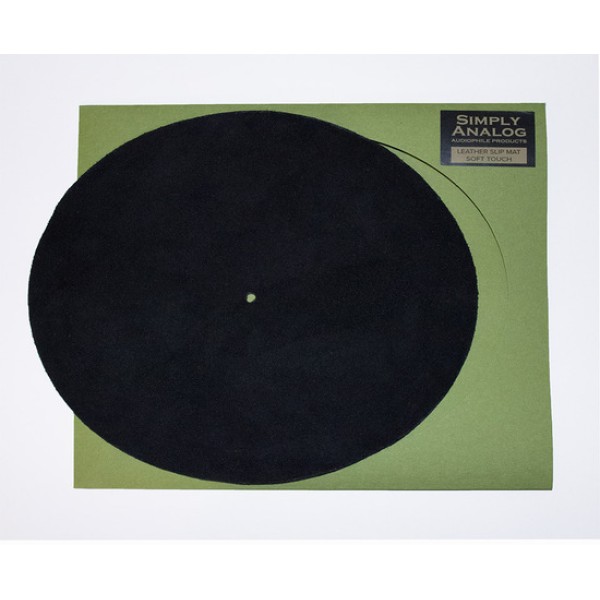 Simply Analog  Turntable Slipmat leather soft touch