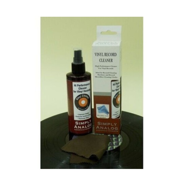Simply Analog Vinyl Record Cleaner 200ML+Microfiber Cloth