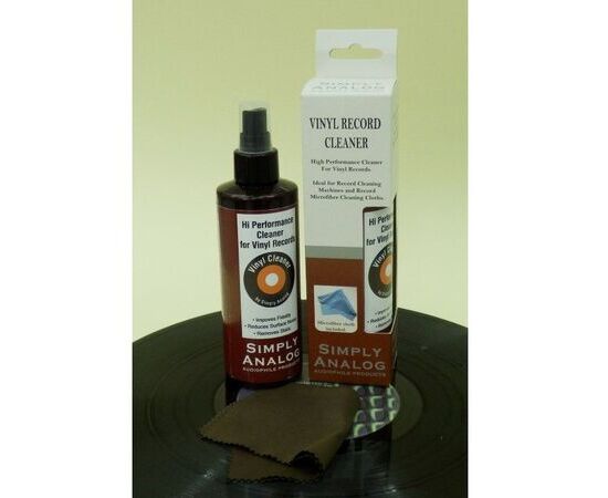 Simply Analog Vinyl Record Cleaner 200ML+Microfiber Cloth