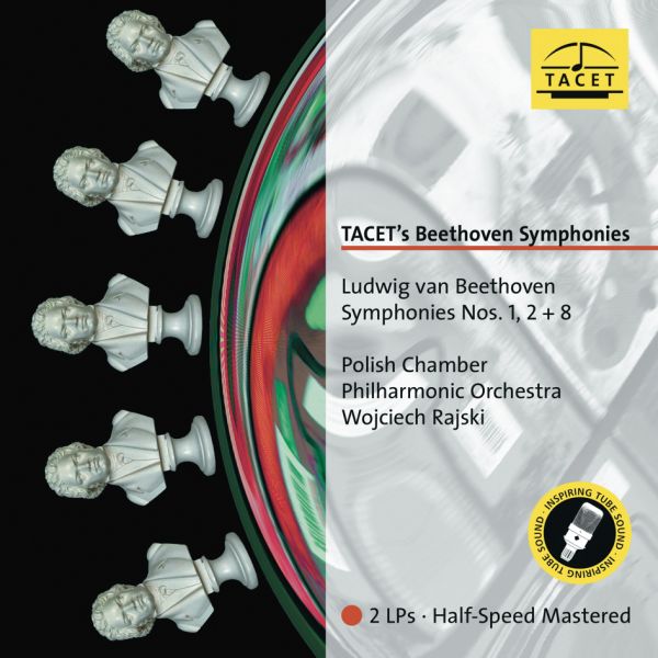 TACET's Beethoven Symphonies - Beethoven: Symphonies Nos. 1, 2 & 8 / LP Tacet