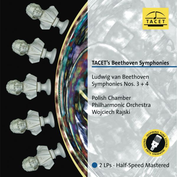 TACET's Beethoven Symphonies - Beethoven: Symphonies Nos. 3 + 4 / LP Tacet