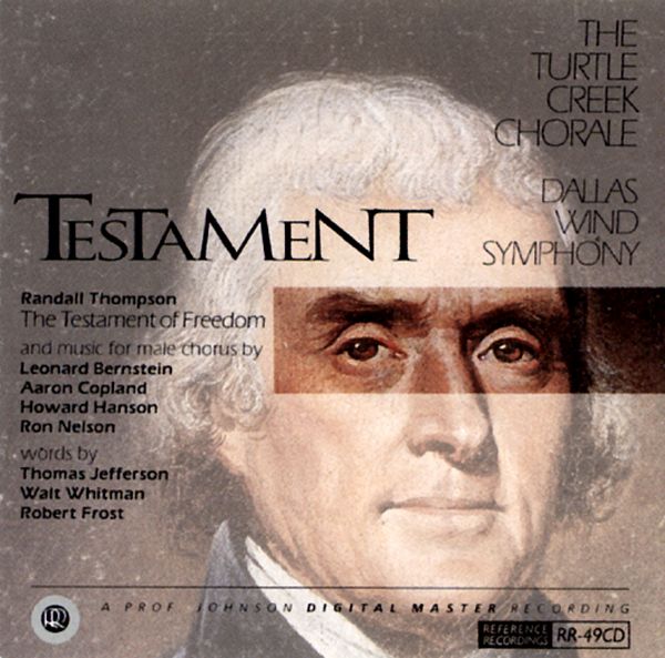 Turtle Creek Chorale - Testament / CD Reference Recordings