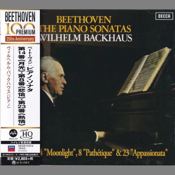 Wilhelm Backhaus – Beethoven: Piano Sonatas Nos. 14, 8 & 23 / CD Universal Music