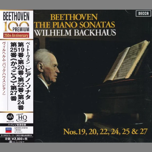 Wilhelm Backhaus – Beethoven: Piano Sonatas Nos. 19, 20, 22, 24, 25 & 27 / CD Universal Music